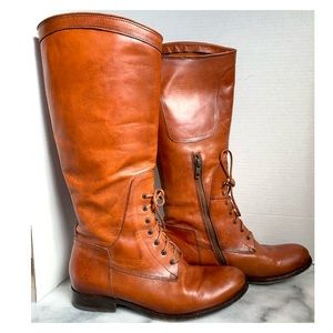 Frye Melissa Lace Up Riding Boots Size 9.5